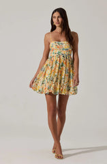 Floral Slip Mini Dress